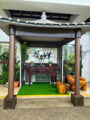 Interior at Water Drop Teahouse 滴水坊 in Northeast Singapore