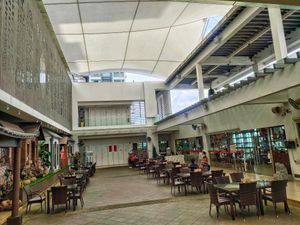 Dining area at Water Drop Teahouse 滴水坊 in Northeast Singapore