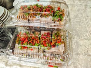 Yam cake at Water Drop Teahouse 滴水坊 in Northeast Singapore