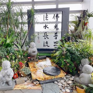 Ambience at level 4 of the building (same as restaurant building) at Water Drop Teahouse 滴水坊 in Northeast Singapore