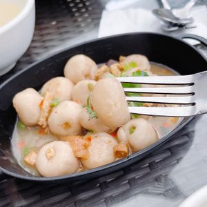 Hakka abacus  at Water Drop Teahouse 滴水坊 in Northeast Singapore