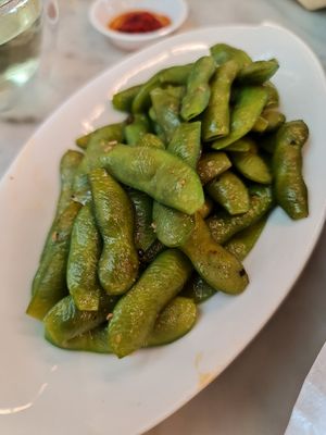 Flavored Soy Bean ~ 8/2/22 at Water Drop Teahouse 滴水坊 in Northeast Singapore