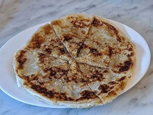 Lemon Grass Prata at Water Drop Teahouse 滴水坊 in Northeast Singapore