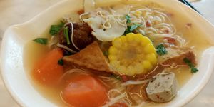 药材面线$5.50 at Water Drop Teahouse 滴水坊 in Northeast Singapore