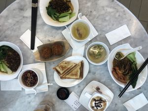 Overall flat lay at Water Drop Teahouse 滴水坊 in Northeast Singapore