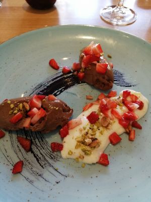 Schokomousse at Blaue Ziege in Petersberg