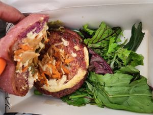 Inside of vegan burger at IST - Tickerdaze in Istanbul