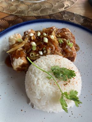 vegan steak  at Oishii in Male