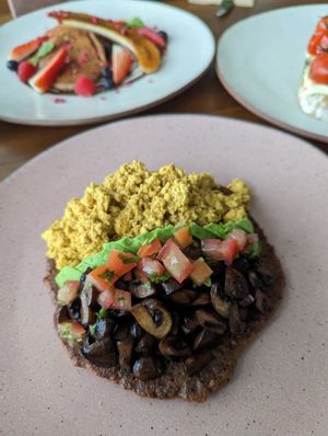 Tofu scramble  #Veganuary at New Earth Cafe in Dubai