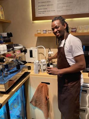   at New Earth Cafe in Dubai