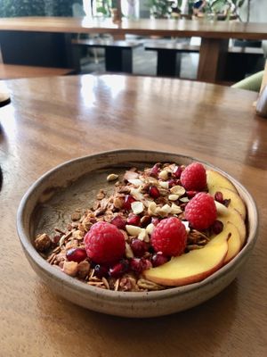 Snickers bowl  at New Earth Cafe in Dubai