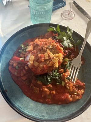 Baked Red Pepper   at Indigo in Providenciales