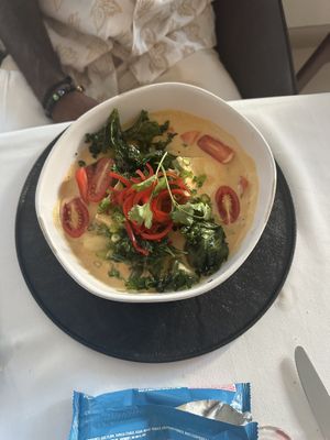 Coconut Red Curry  at Indigo in Providenciales