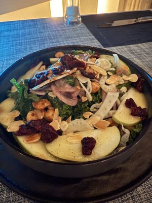 apple cranberry etc salad  at Indigo in Providenciales