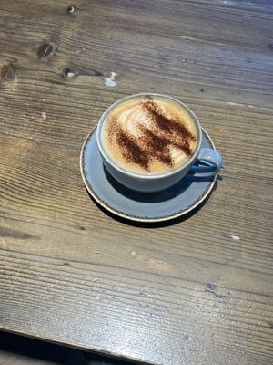 cappuccino   at Explorer Cafe in Aviemore