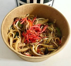 Yasai yaki soba at Wagamama in Dubai