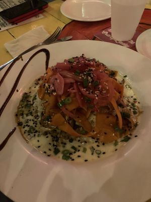 Asian/Cajun Tofu  at Kaya Island Eats in Key West