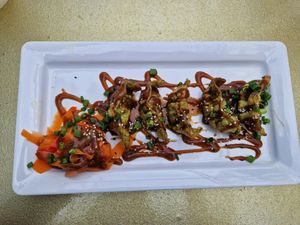 Veggie Warrior Won Tons at Kaya Island Eats in Key West