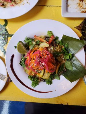 Asian/Cajun tofu at Kaya Island Eats in Key West