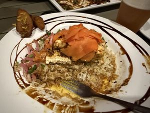 Blackened tofu option  at Kaya Island Eats in Key West