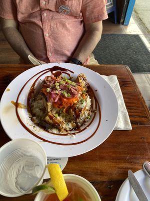 Asian/Cajun Tofu  at Kaya Island Eats in Key West