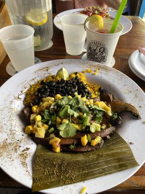 Ya Mon Jamaican Jerk Portobello  at Kaya Island Eats in Key West