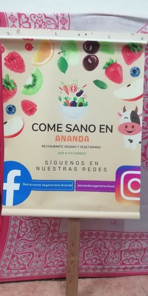 redes sociales ananda vegetarian and vegan food restaurant #Veganuary at Ananda in Tenerife