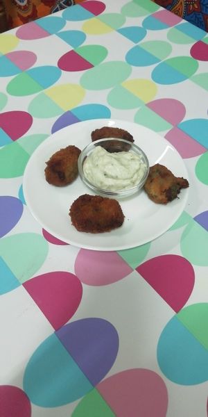 croquetas vegetales con veganesa #Veganuary at Ananda in Tenerife