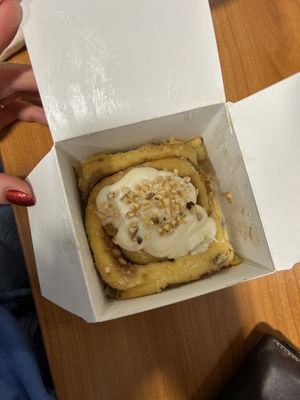 Carrot cake cinnamon rollls  at Cinnamood in Berlin