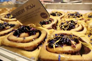 blueberry #Veganuary at Cinnamood in Berlin