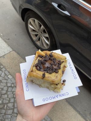 oreo cinnamon roll   at Cinnamood in Berlin