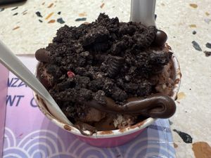 ice cream vegan  at Cinnamood in Berlin