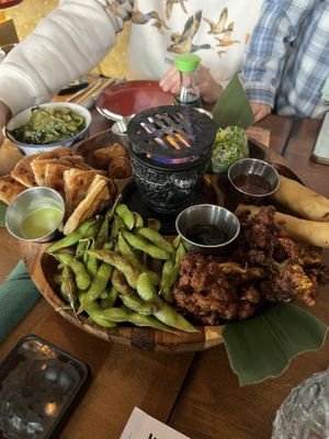 Vegan pu pu for tu  at Wusong Road Tiki Bar in Cambridge