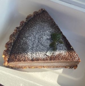raw tart  at Pura Vida Plant Based Ice Cream Shop in Miyazaki