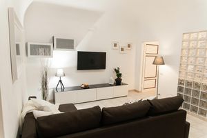 Ricciarelli Home living room at Albergo Diffuso Volterra in Volterra