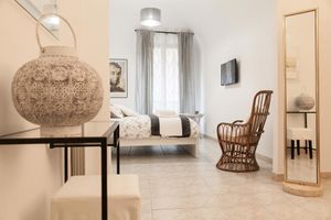 Ricciarelli Home double large bedroom at Albergo Diffuso Volterra in Volterra