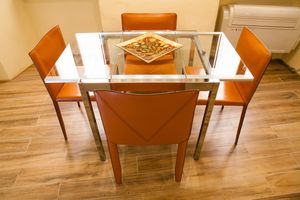 Minzoni Stay two-room apartment kitchen living room at Albergo Diffuso Volterra in Volterra