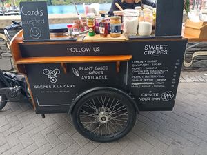 The cart at Crepes a la Cart in Queenstown