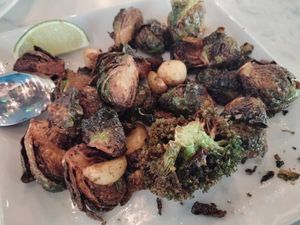 Fried Brussel sprouts at Araya's Place in Bellevue