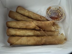 Tofu cream cheese crispy rolls  at Araya's Place in Bellevue