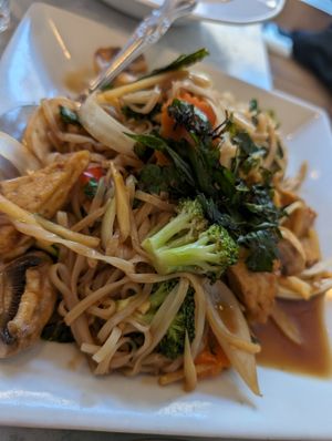 Spicy noodles at Araya's Place in Bellevue