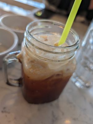 Thai iced tea at Araya's Place in Bellevue