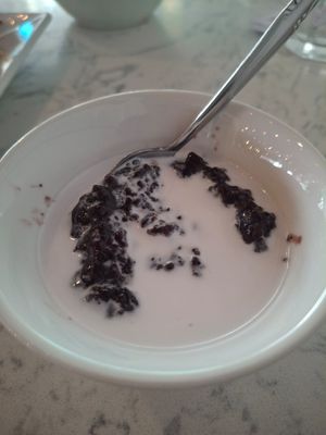 Coconut desert at Araya's Place in Bellevue