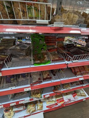 Vegan products at The Masala Mill in Goulburn