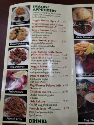 Menu Jan 2023 at Spice King Seattle in Seattle