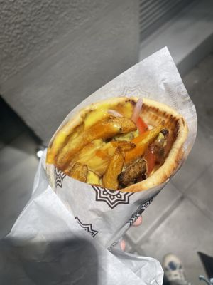 Gyros  at Falafel Taste - Agora Modiano in Thessaloniki