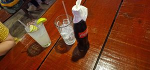 Homemade lime juice at Swings Restaurant & Bar in San Pedro