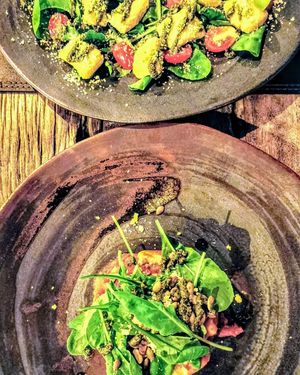 Pumpkin gnocchi at Vikasa Yoga Retreat and Restaurant in Koh Samui