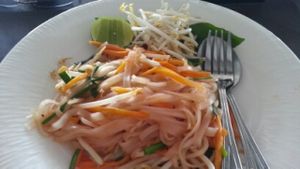 pad thai at Vikasa Yoga Retreat and Restaurant in Koh Samui