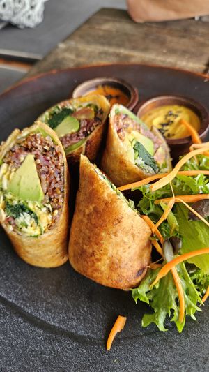 Burrito wraps  at Vikasa Yoga Retreat and Restaurant in Koh Samui